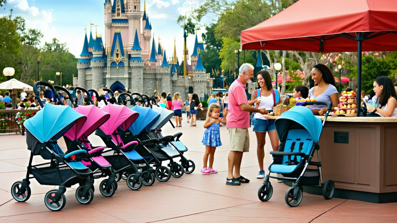 6. Bring or Rent a Comfortable Stroller